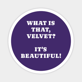 What is that velvet? It's beautiful Magnet